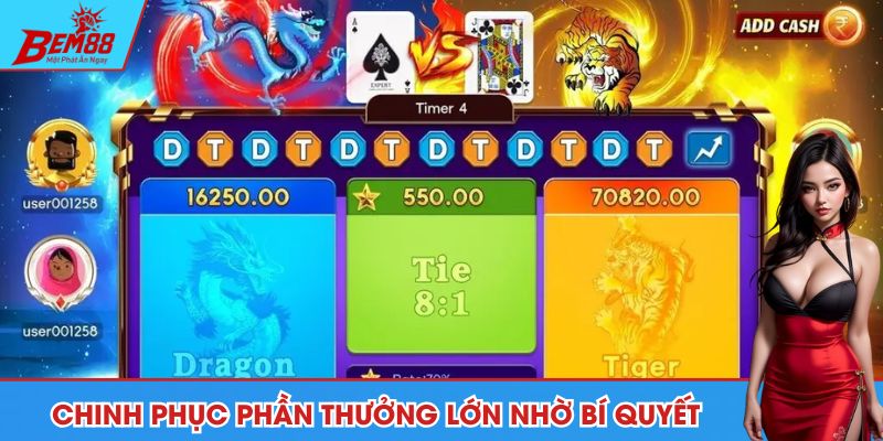 Chinh phục phần thưởng lớn nhờ bí quyết